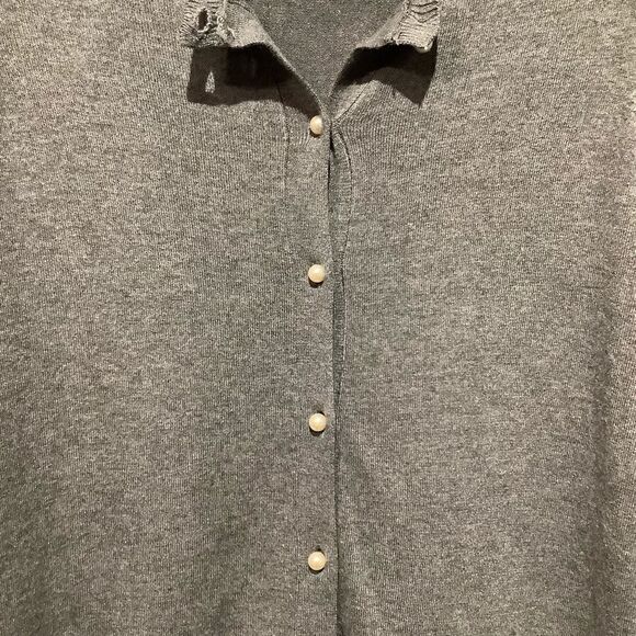 ZARA BUTTON UP GRAY CARDIGAN SIZE S‎ - Picture 2 of 5